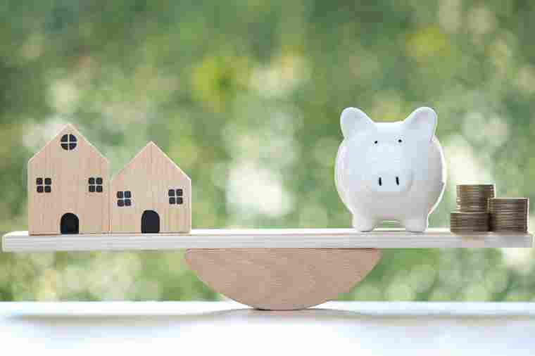 Haus und Sparschwein