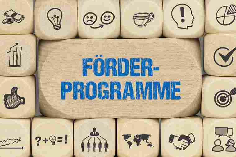Schriftzug Förderprogramm