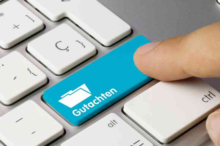 Tastaturtaste namens Gutachten
